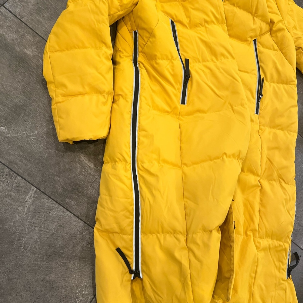 Orolay puffer jacket knee length thick with pockets, side zippers size XL - Picture 12 of 16